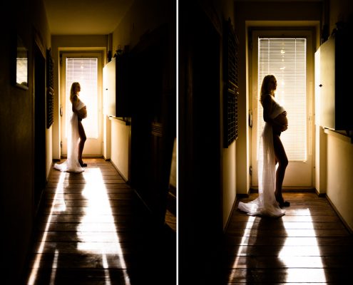 Babybauchshooting im Vintage Style, Schwangerschaftsshooting, Daggi Binder, maizucker