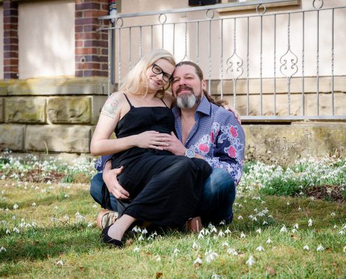 Babybauchshooting im Vintage Style, Schwangerschaftsshooting, Daggi Binder, maizucker
