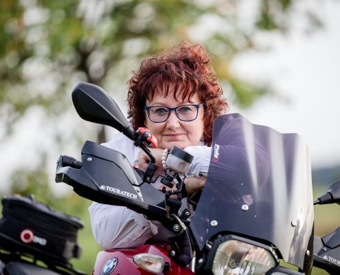 Motorradshooting, Bikershooting, Portrait mit Motorrad, Fotograf Schweinfurt